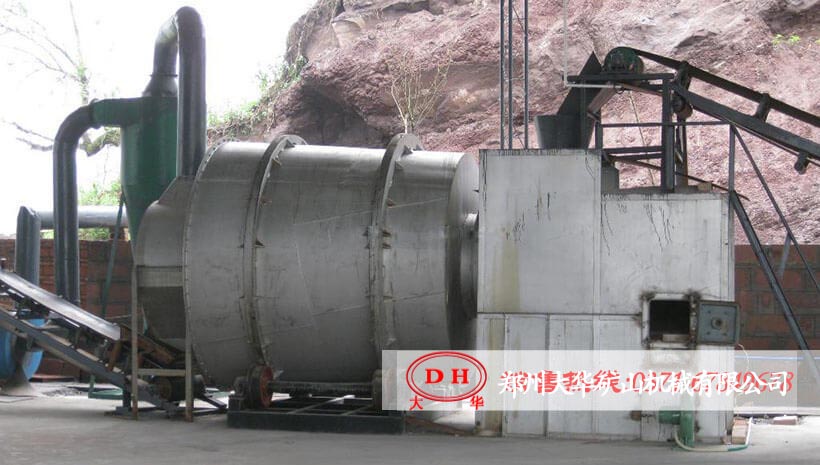 江苏常州Φ2.0×3米沙子烘干机生产现场