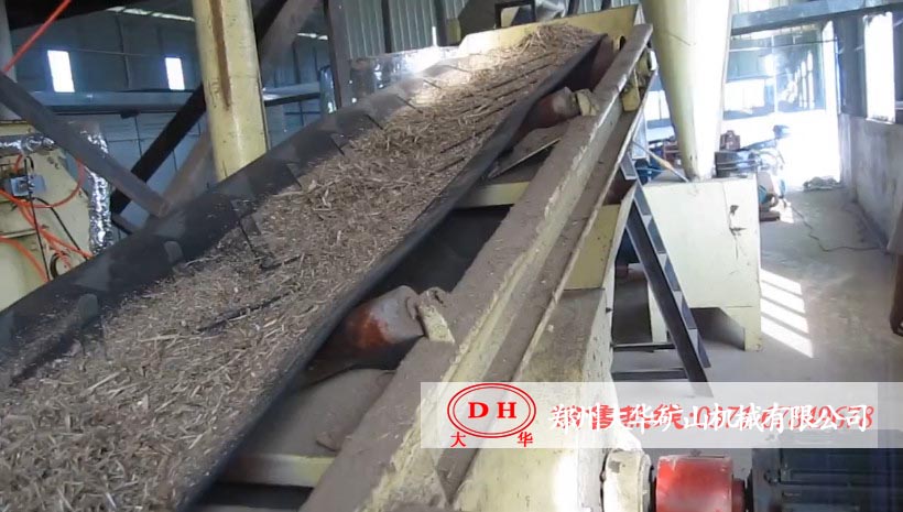 湖北鄂州Φ1.5x14米秸秆粉烘干生产现场